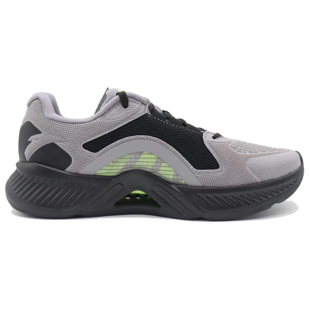 Anta Low Top Training Shoes With Shock Absorption And Slip Resistance Men Sneakers Gray Black 112247789-2