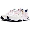 Nike Air Monarch 4 Anti-Slip And Wear-Resistant Support Height Increasing Low-Top Chunky Sneakers Unisex Gray Pink 415445-102(Team145-)