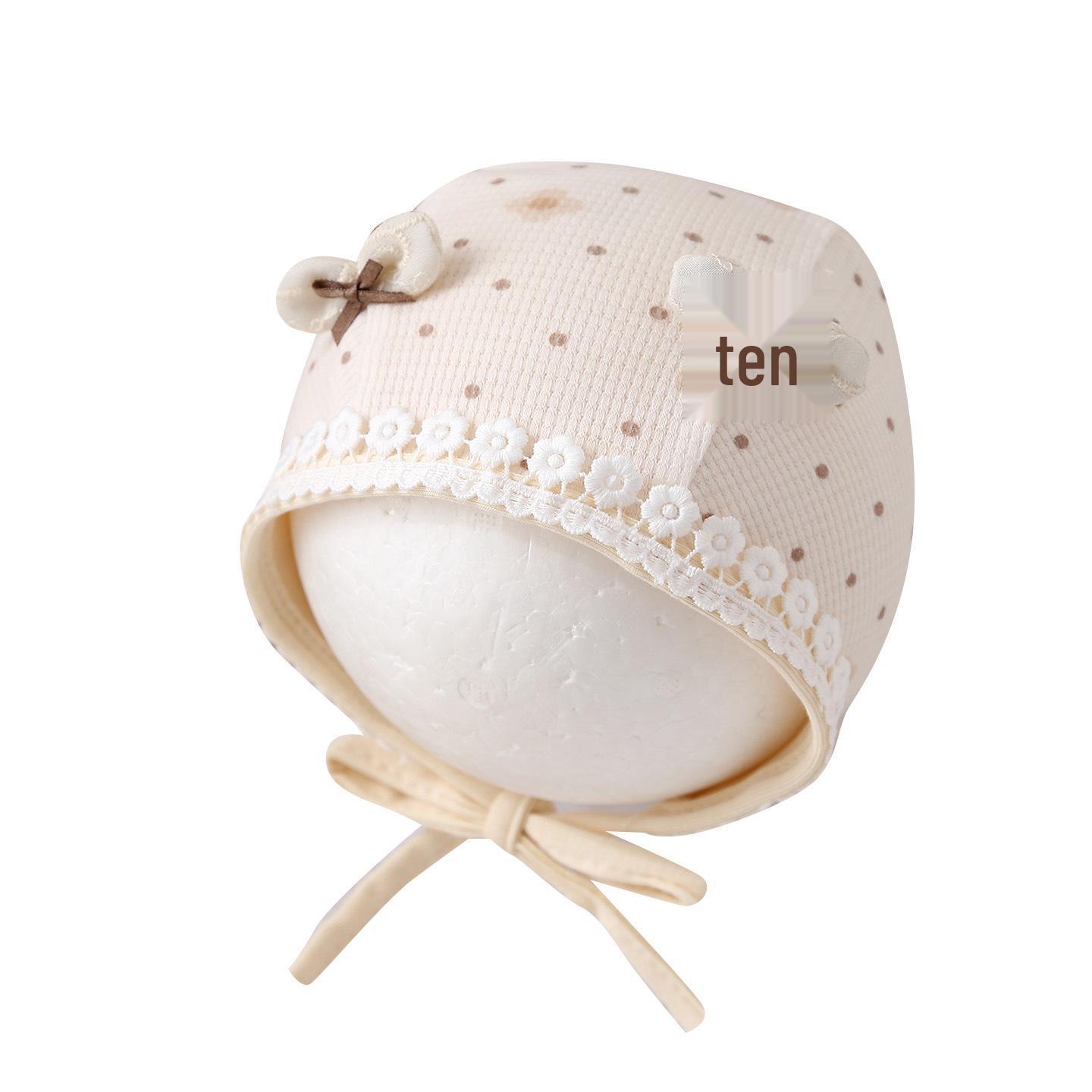 

Baby Girl Floral Bow Earflap Hat - Stylish Korean Style Autumn/Spring Earflap Hat - Pink