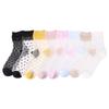 10 Pairs Socks Women Spring and Summer Women's Silk Stockings Summer Thin Lace Socks Crystal Stockings