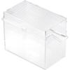 Small A6 Index Card Box, Italian Style, Transparent