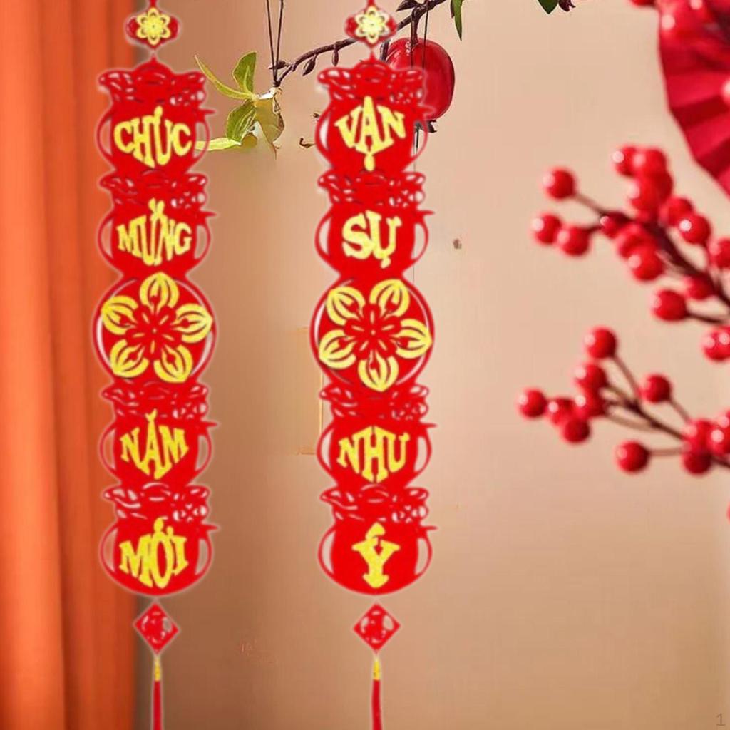 Vietnamese Year Couplets Spring Festival Creative Home Decoration for