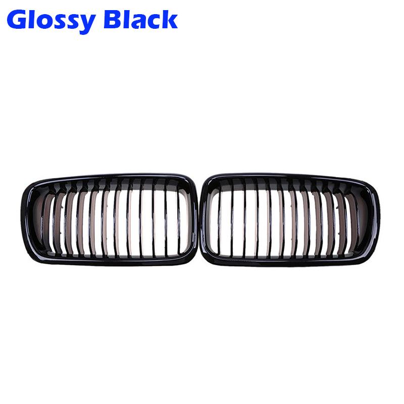 

Рифмованная решетка переднего бампера, матовая черная решетка с одной планкой, подходит для BMW 7 серии E38 1998-2001, автомобильные аксессуары Kidney Grille 1