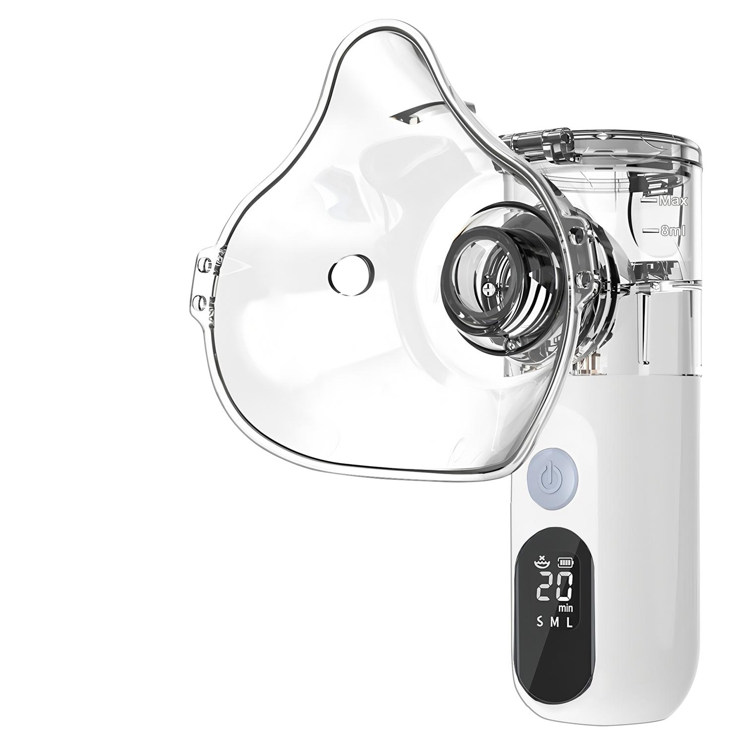 

Facial Steamer Mist Humidifier for Face Deep Cleaning Vaporizer Sprayer Home Spa Skin Care Whitening білий