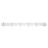 Stainless Steel Towel Hook Storage Rack Hanger with 6 Hooks for Kitchen Living Room Supplies