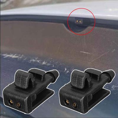 2Pcs Front Windscreen Washer Nozzles Water Jets For Renault Megane Laguna Scenic