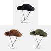 Western Cowboy Hat Women Sunshade With Breathable Mesh And Vintage Design For Travel