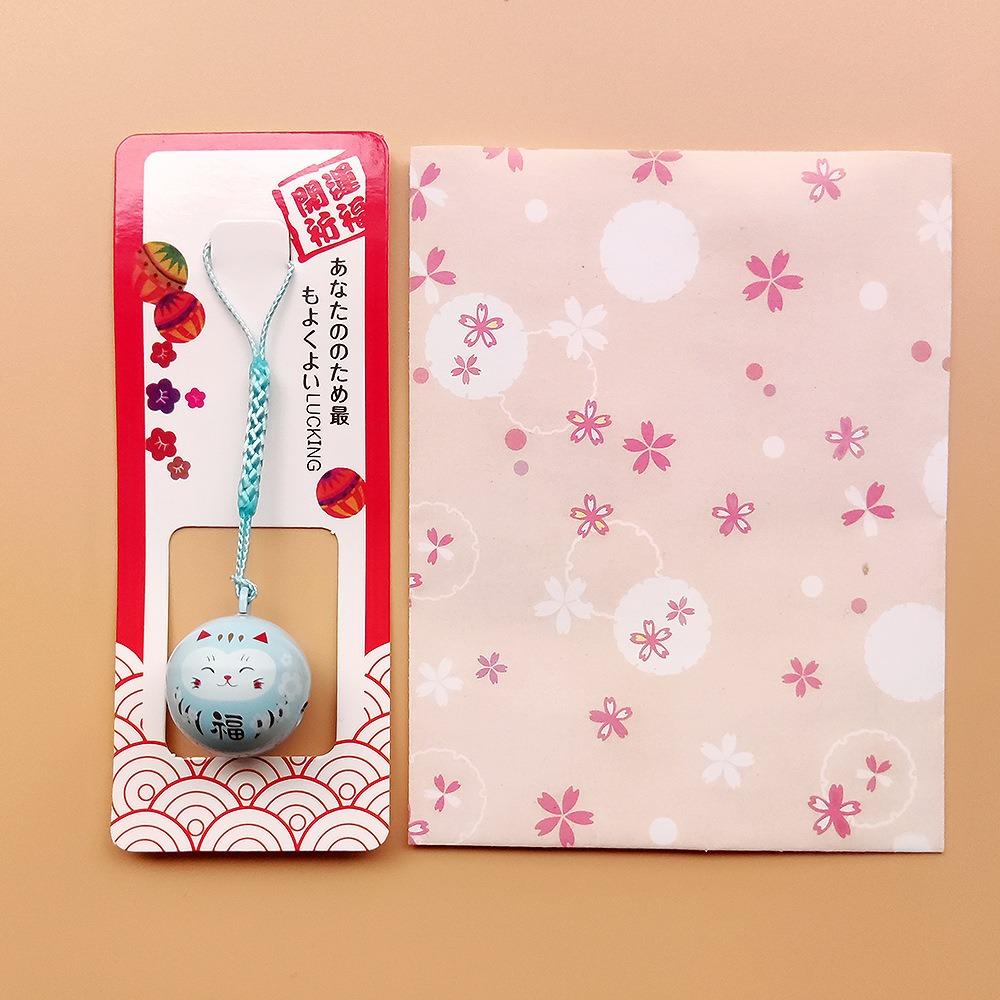 Phone Pendant Water Bells Red DIY Trinkets Keyring Bells Pendant Lucky Cat Keychains Japan Daruma