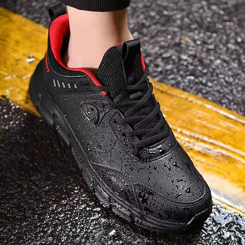 

Men s Waterproof Work Shoes Lightweight Comfortable Anti Slip Shock-absorbing Sneakers Outdoor Casual Tennis Fashionable Shoes 48