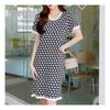 Navava Women Daily Short Sleeve Knit Dress No313