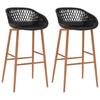 Day and Night - Day and Night Kitchen Stools 2 Units Black