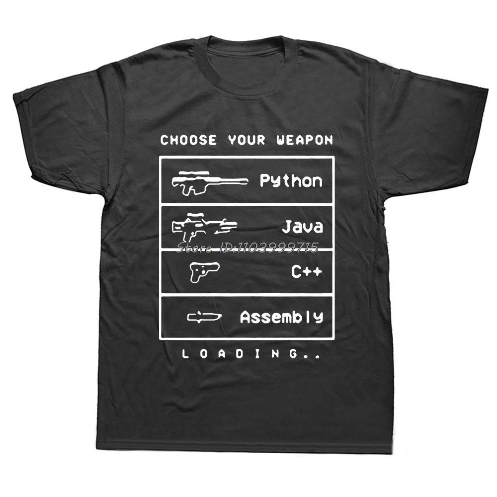 Funny Computer C Language Java Programmer Developer T Shirt Cotton Streetwear Short Sleeve Harajuku Engineer Gifts T-shirt S
