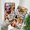 One Piece Super Gear 5 Luffy Case for Xiaomi Redmi Note 13 14 Pro Plus 12s 10S 9 10 11 12 7 8 11s 9S Black Soft Phone Cover