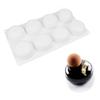 Multifunctional silicone model mousse cake mold, mousse mold, baking mold, ice cream mold (8-hole round mold)