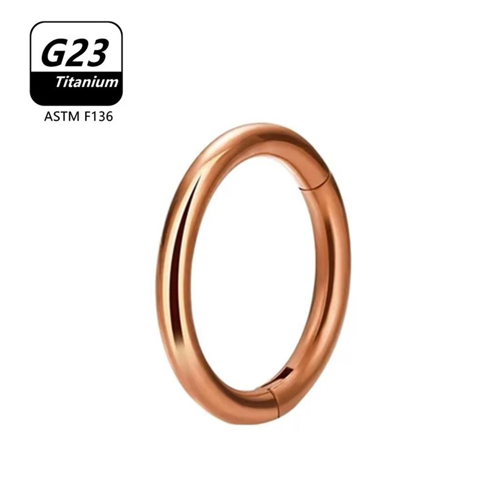 1/10 /50Pcs G23 Titanium Nose Ring Hoop Earring For Women Piercing Jewelry Lip Ear Ring Hoop Mixed Color Body Clips Hing