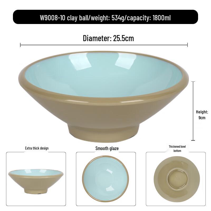 Restaurant Style Melamine Noodle Bowl