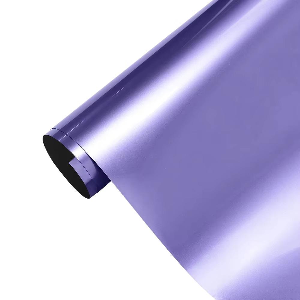 Car Wrapping Film High-Quality PET Liquid Metal Viola Purple for Full or Partial Body Wrap Auto Scratch-Resistant Cover