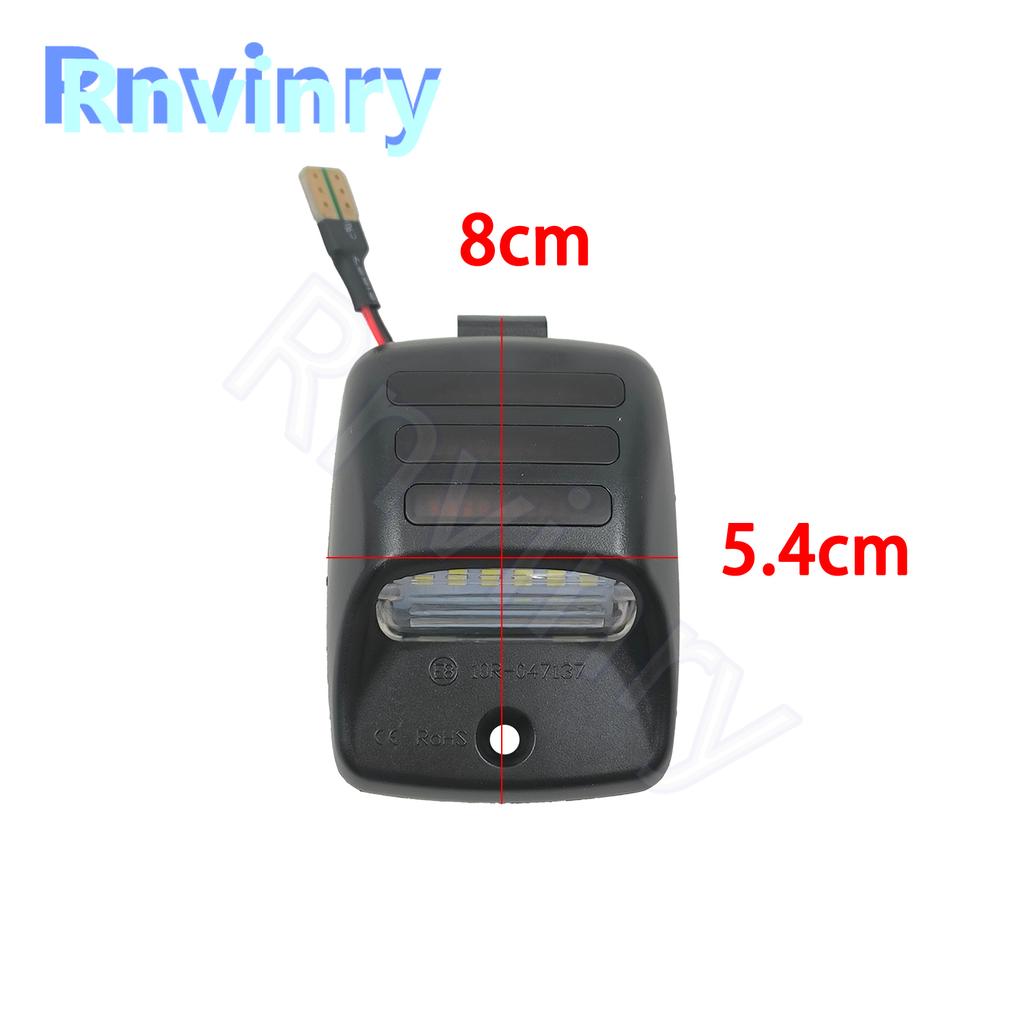 2PCS Canbus For Toyota Tacoma 2005-2015 Tundra 2000-2013 LED License Number Plate Lights White Red Lamp No Error