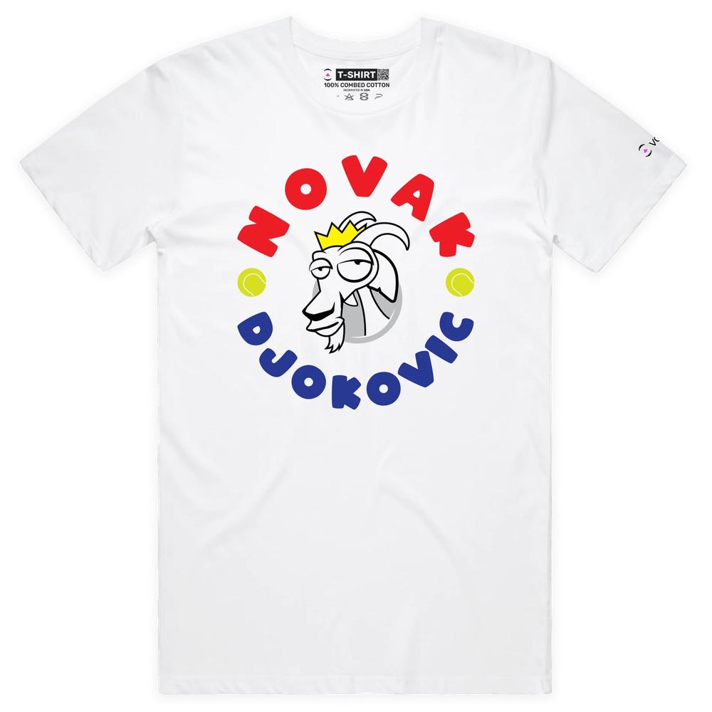 

VOICEART Novak Djokovic GOAT Series Sports T-Shirt with Premium Quality Graphic S