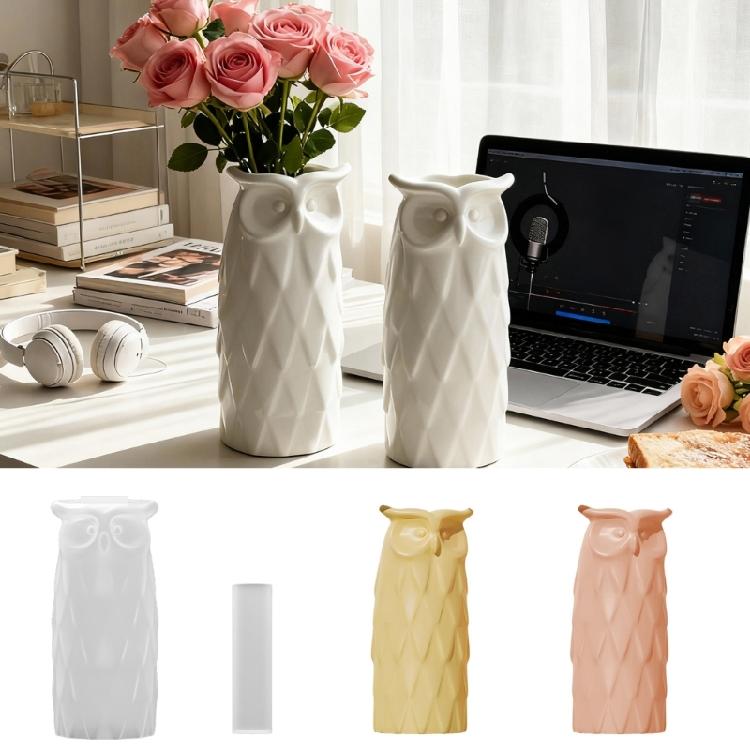 Sturdy Quality Owl Vase Mold Versatile Silicone Crafting Tool For Epoxy Resin Projects 91g Lightweight