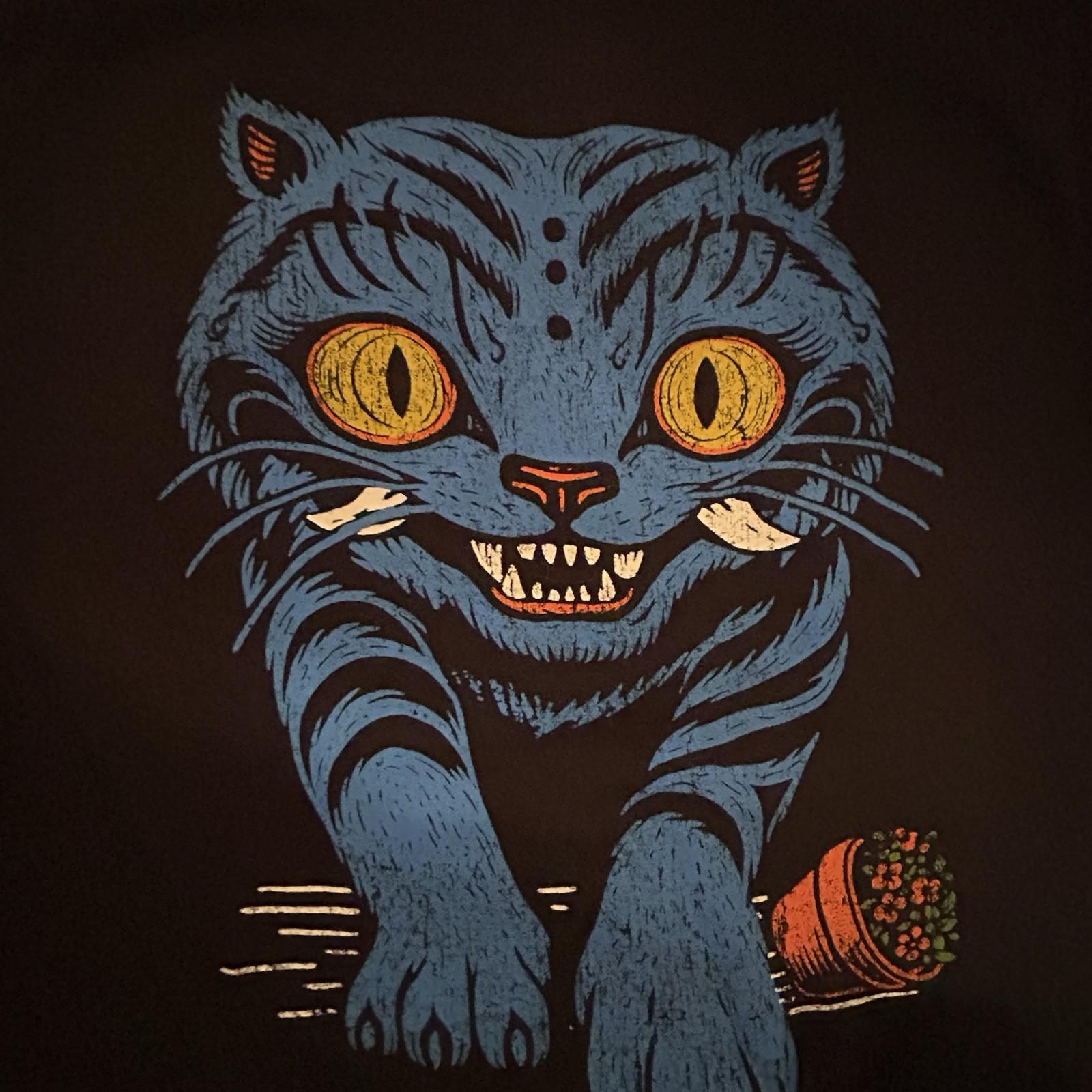 KPop Demon Hunters Derpy Tiger T-Shirt BoxLunch Exclusive Medium Unisex T-Shirt L
