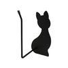 Elegant Cats Shaped Adhesive Hook Tissue Roll Dispenser For Home Office Kitchen Use Bathroom Decoration