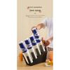 Kitchen Counter Paper Cup Stand 2/4 Grids Plastic Disposable Cup Holder Black Space Saving Storage Rack Cup Holders 5