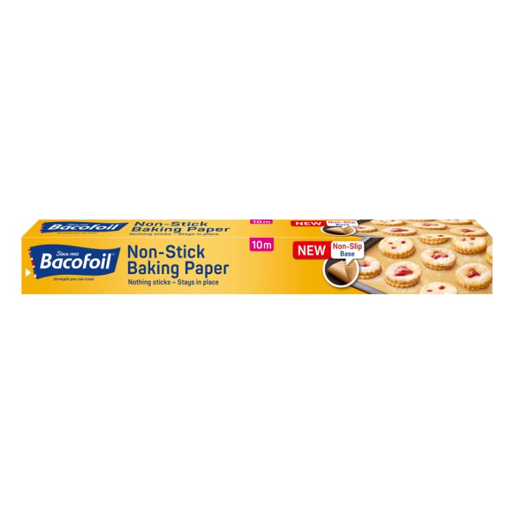 Bacofoil Non-Stick Bakepapir Pergament med Non-Stick Struktur 38cm x 10m