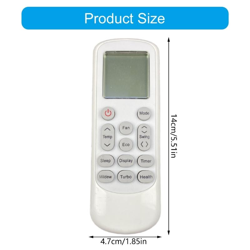 Universal Air Conditioner Remote Control Replacement For ONIDA AVEX Airwell HDLS TAC18CHSA Units Easy Replace