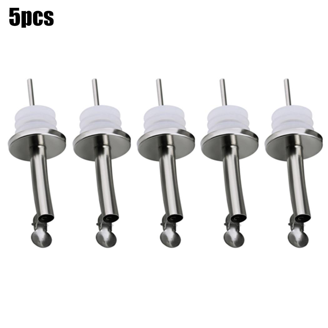 

5 шт., пробка для вина из нержавеющей стали, пробка для бутылки оливкового масла, дозатор с носиком C