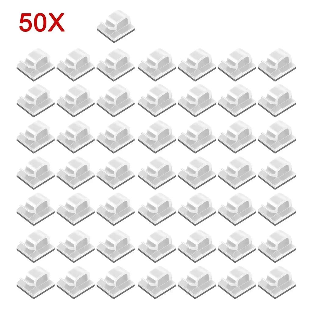 Self-Adhesive Cable Driving Recorder Wire Management Wrap Cable Clamp Bracke Clip High Quality Car Wire Tie Cable Clips