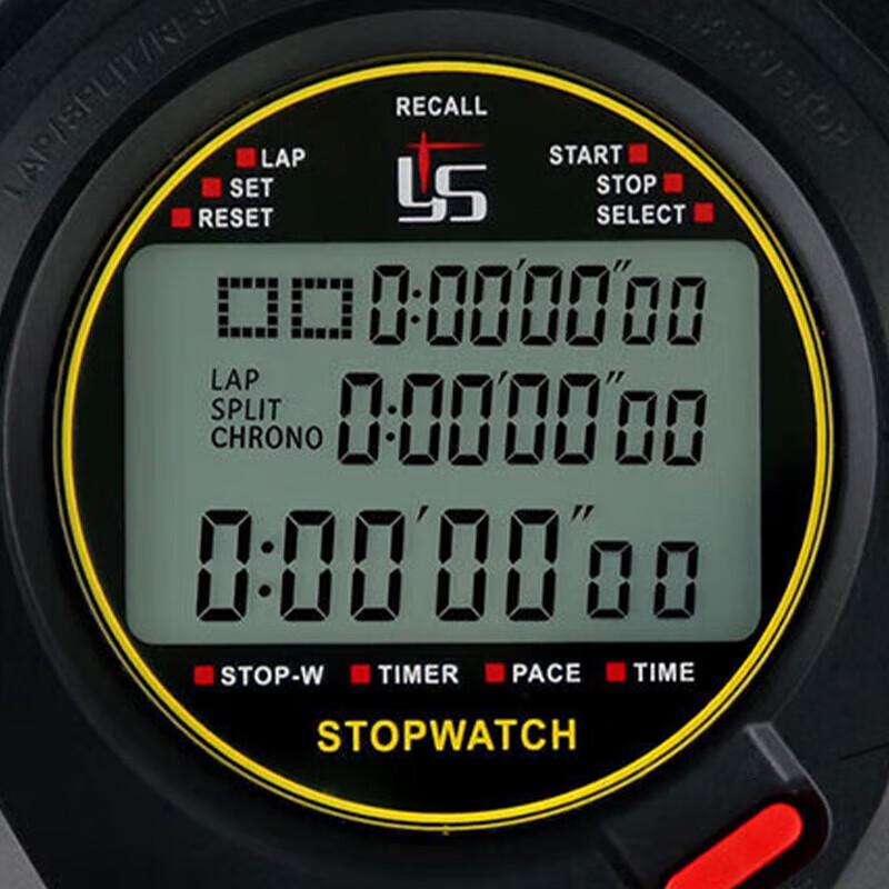 Lailer Professional Sports Stopwatch with 100-Lap Memory