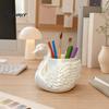 Schreibtisch-Unordnungsorganisator Eleganter Schwan Stifthalter, Langlebiger PLA Bleistifthalter, Dekorativer Großer Niedlicher Halter für Schreibtisch Kapazitätsbehälter Schreibwaren