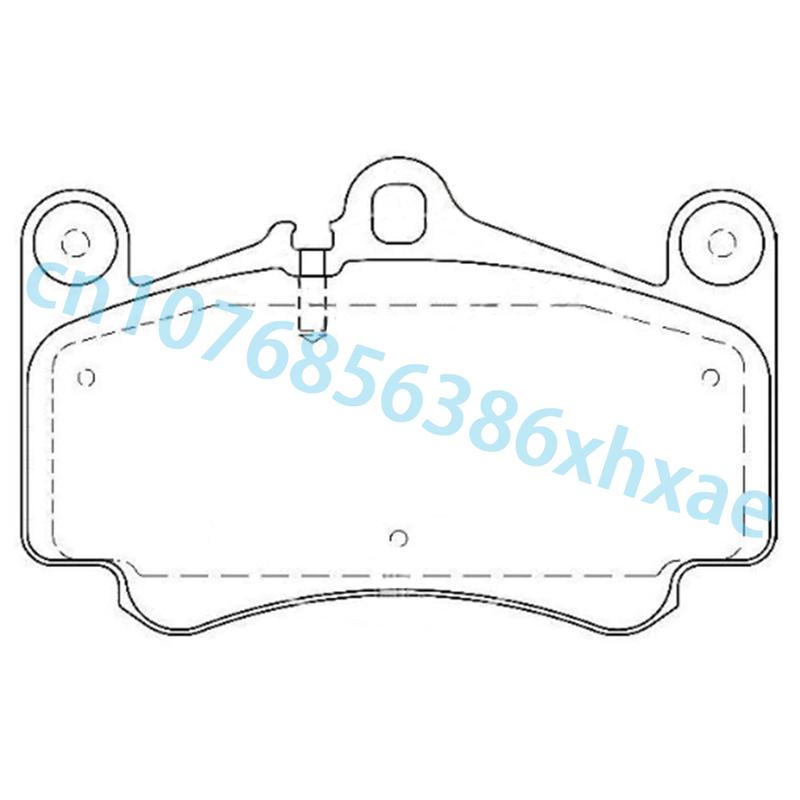 Front Brake Pad Set For Porsche 911 Carrera Targa Turbo GTS 996 997 D916 99635194912 Spare Part Accessories