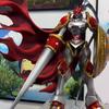 New 40Cm Digimon Peripheral Desktop Ornament Statue Og Red Lotus Knight Beast Gk Figurine Model Cool Gift