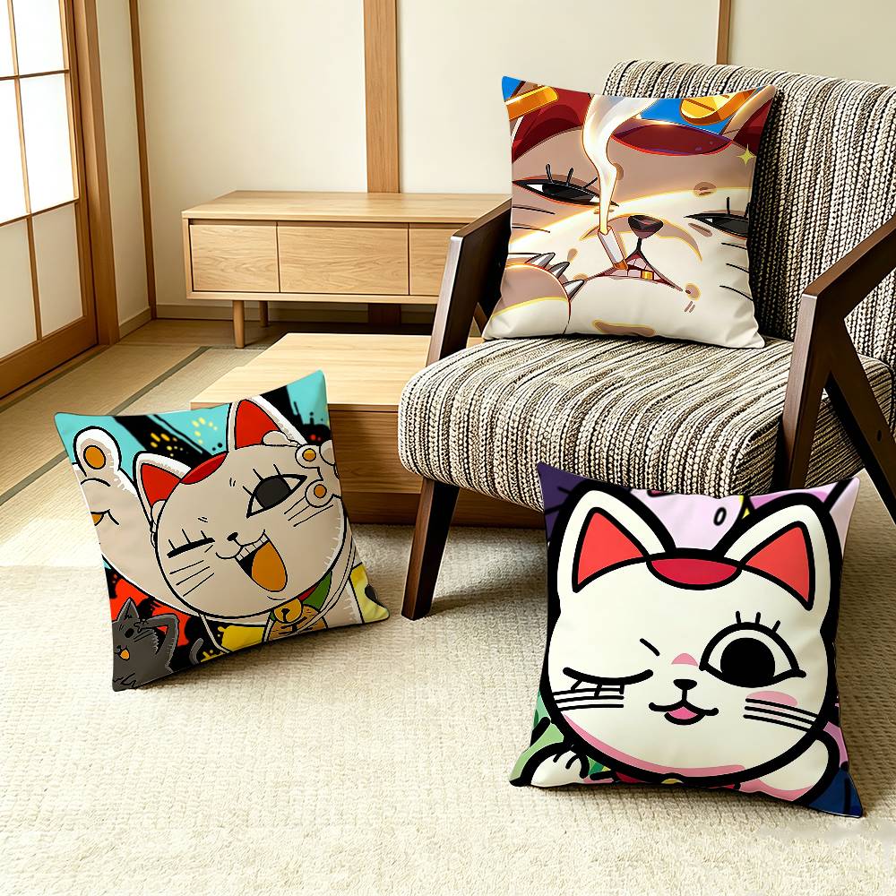 CUTE DDandadan TTurbo GGranny Pillow Case Pattern Printed Pillowcase For Living Room Sofa Cushion Cover