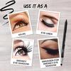 FACESCANADA Ultime Pro Intense Gel Matte Kajal With Smudger & Sharpener - Black, 1.2g | 24 Hr Long Stay | Water & Smudgeproof