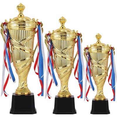 Golden Statues Cupaward Competition Soccer Winner Award Trophy Toy  for Team Sport Competition