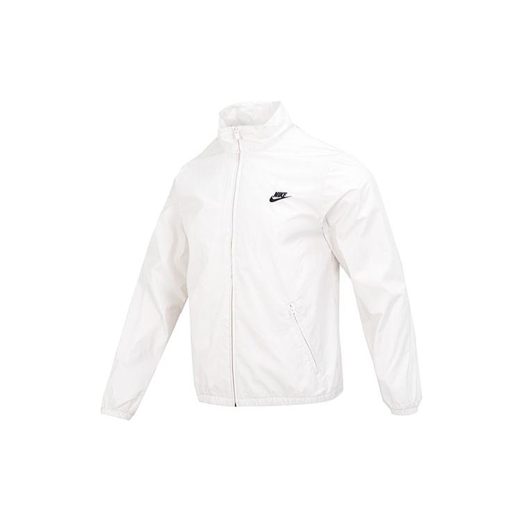 Nike Jackets Men's White Stand Collar Moderate Other DX0673-030