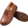 Top‑Layer Cowhide Mom Shoes, Round Toe Low Heel Shallow Mouth Dance Shoes, Breathable Versatile Flat Casual Leather Shoes SA‑2289