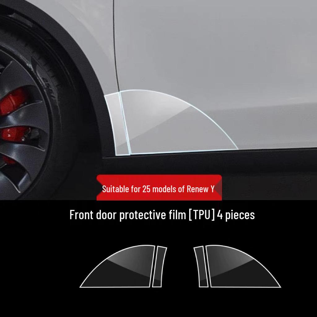 Tesla Model Y/3 Rear Door TPU Protective Film