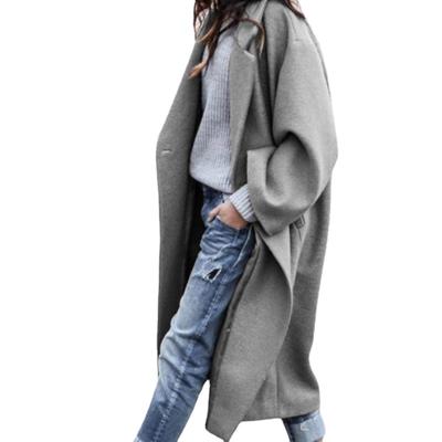 2024 Winter New Women's Solid Color Long Coat