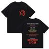 The Weeknd Hurry Up Tomorrow Álbum XO 2025 Nueva Camiseta Hombres Mujeres Vintage Alta Calidad Cuello Redondo Oversize Algodón Camiseta Streetwear