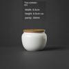 European White Porcelain Jar Bamboo Lid Seal Portable Tea Box Moisture Resistant Coffee Candy Tank Decorative Jar Home Decor New