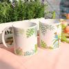 ic687-Design Mug 2p-Palm Tree and Parrot
