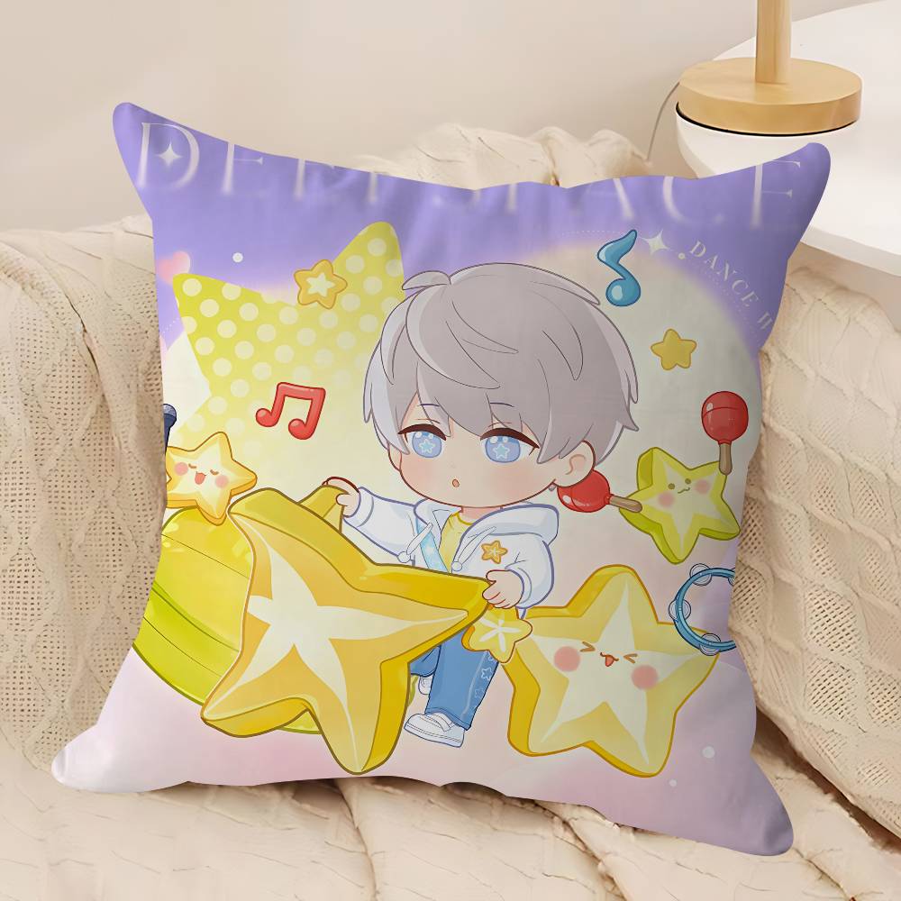 

Мультяшный L-Любовь и D-Глубокий космос Кленовый дизайн Наволочка Счастливый Осенний Урожай Декор Праздничный Декор Наволочка 12x12Inch