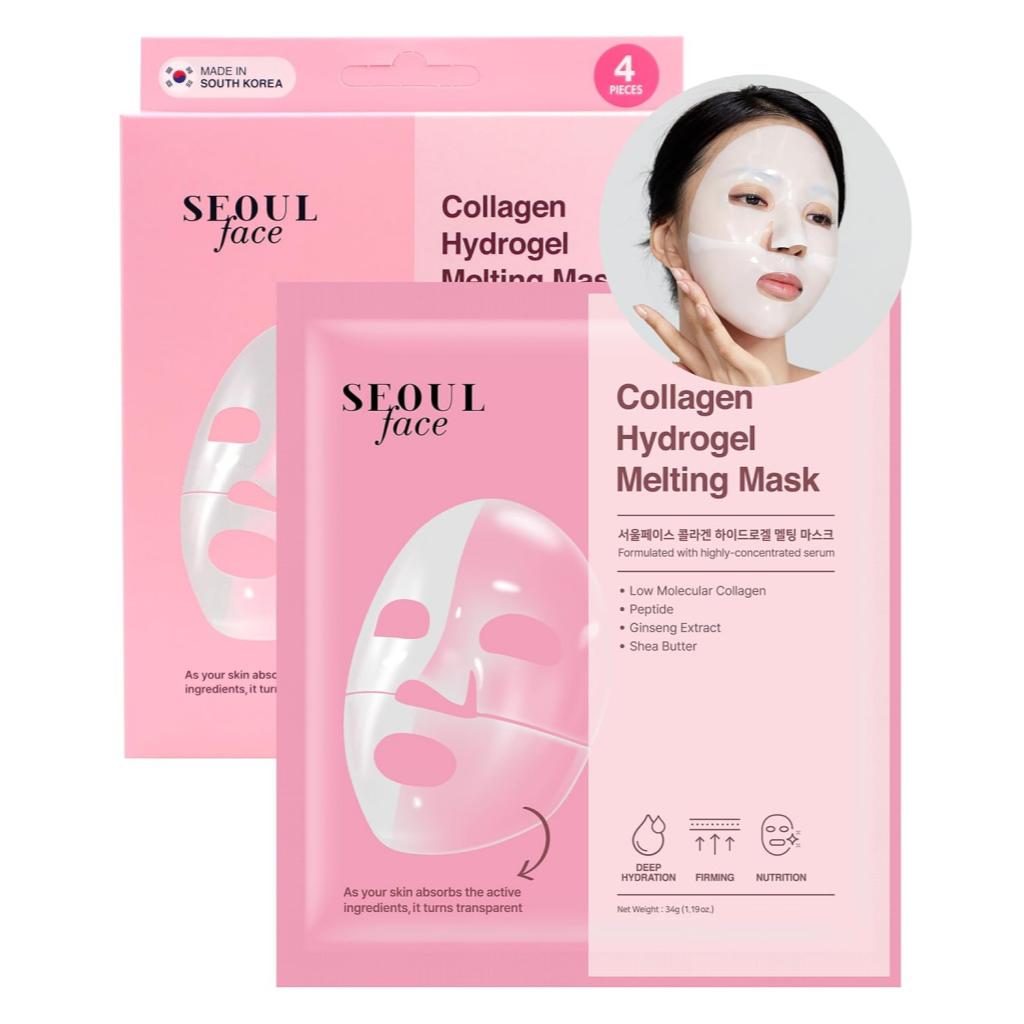 [Seoul Mask] Hydrogel Melting Jelly Gel Mask 4EA 3types