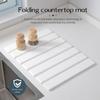 Absorbent Diatomaceous Earth Mat Multipurpose Dish Drying Pad Hygienic Kitchen Counter Draining Mat for Home Use