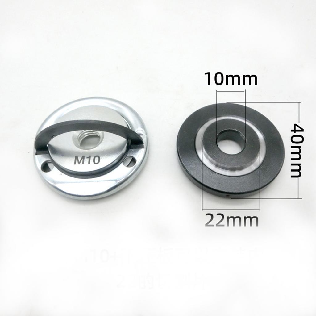 For M10 Quick Release Self-Locking Grinder Pressing Plate Angle Grinder Flange Nut Set Power Tool Accessories