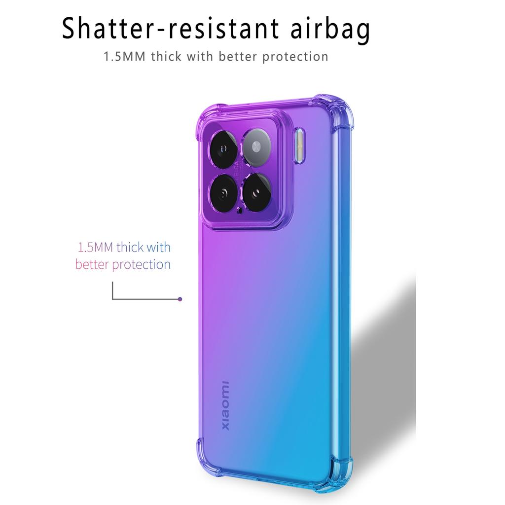 Four-corners Shockproof Gradient TPU Case for Xiaomi 1 1T Pro G  Protective Cover Fundas Coque Capa